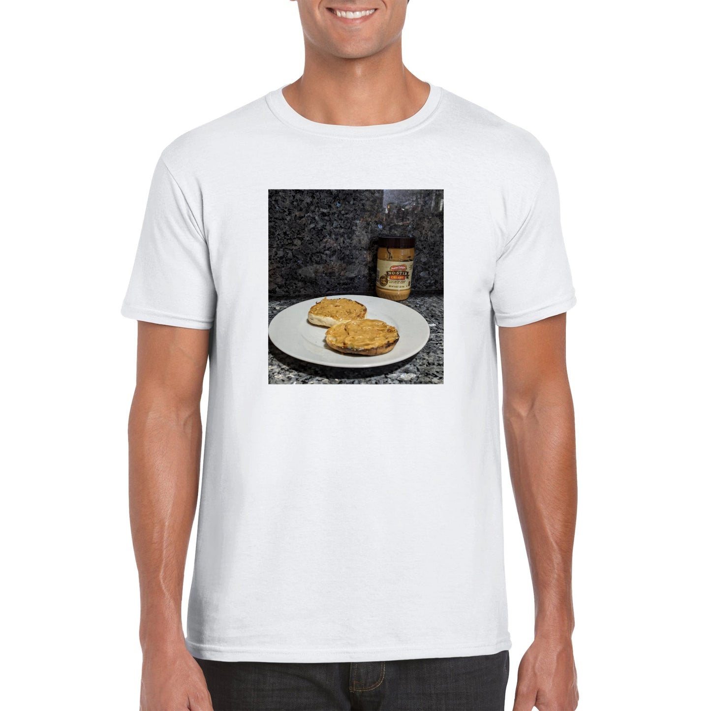 PB and English Muffin Crewneck T-shirt