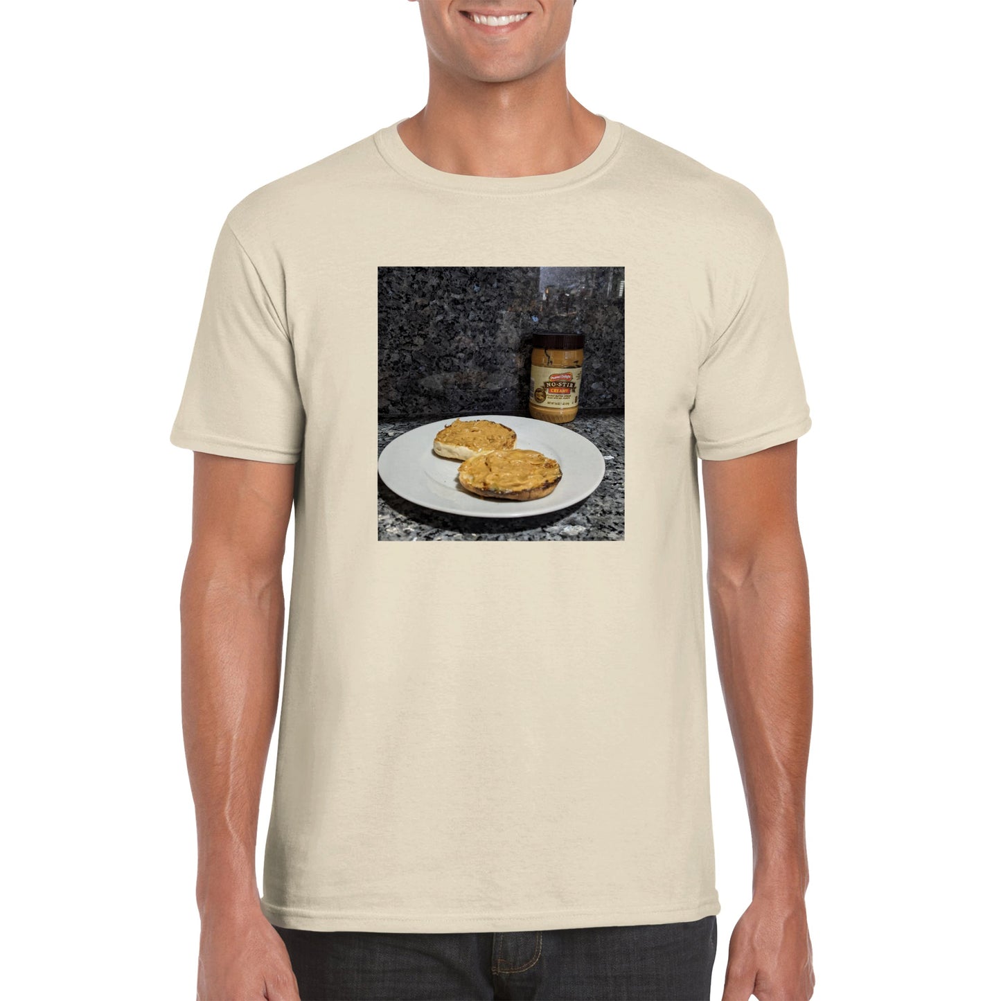 PB and English Muffin Crewneck T-shirt