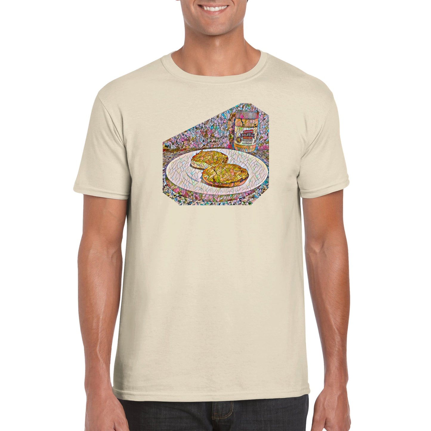 Mosaic Peanut Butter and English Muffin Classic T-shirt