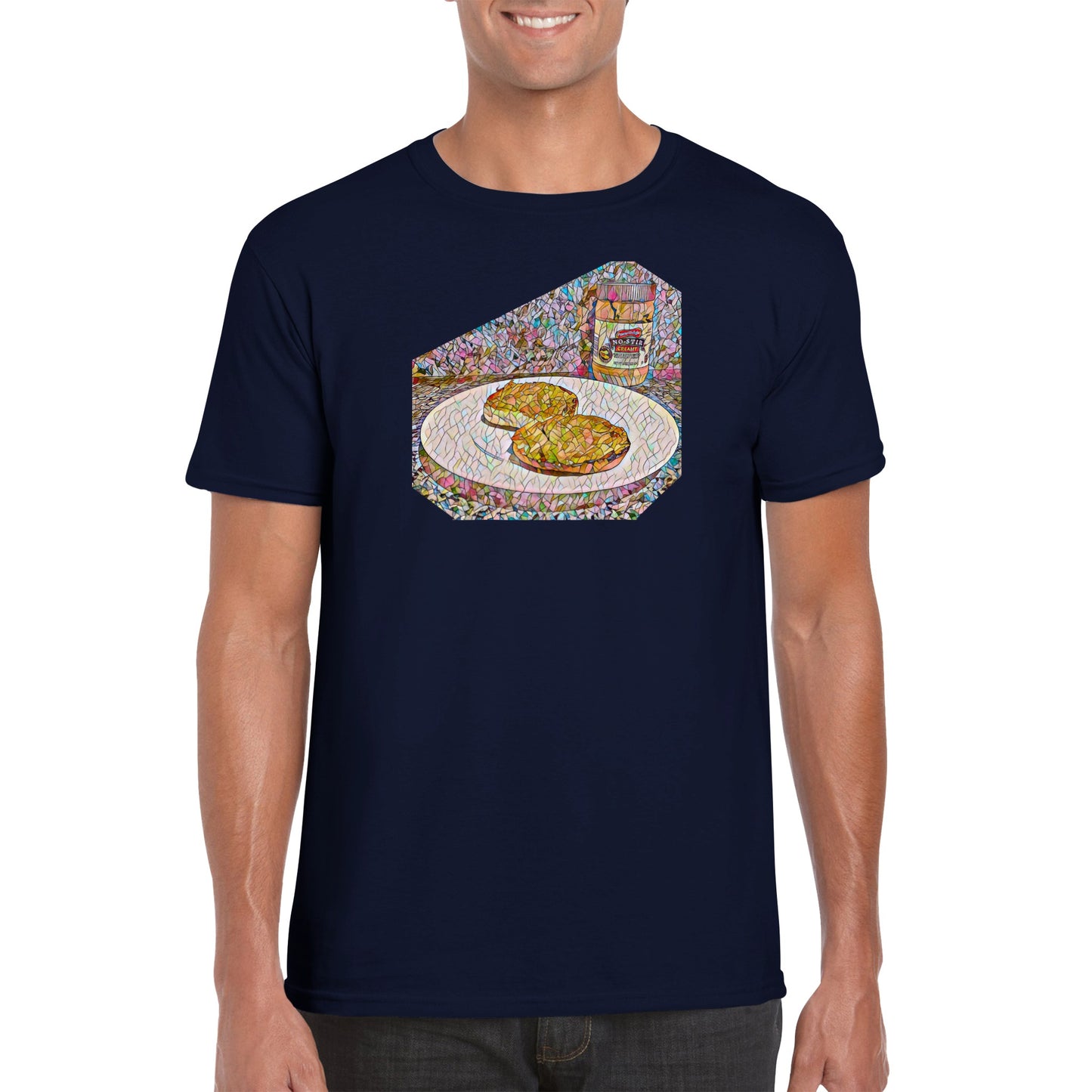 Mosaic Peanut Butter and English Muffin Classic T-shirt